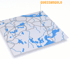 3d view of Guessangolo
