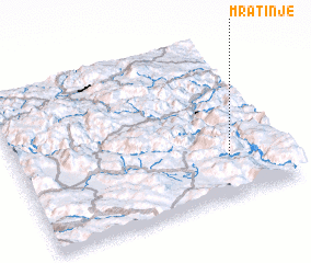 3d view of Mratinje