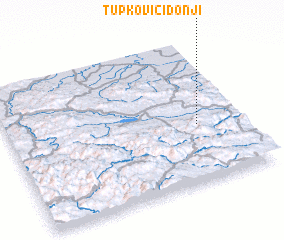 3d view of Tupkovići Donji