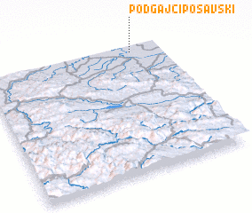 3d view of Podgajci Posavski