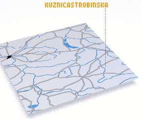 3d view of Kuźnica Strobińska