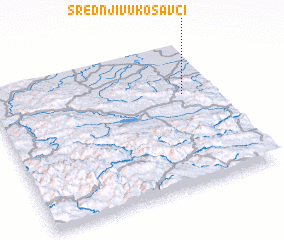 3d view of Srednji Vukosavci