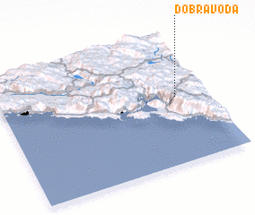 3d view of Dobra Voda