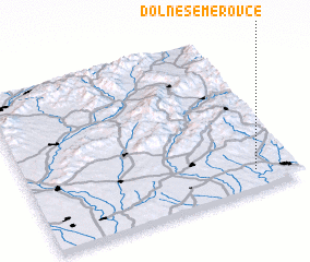 3d view of Dolné Semerovce