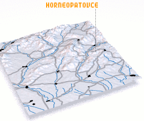 3d view of Horné Opatovce