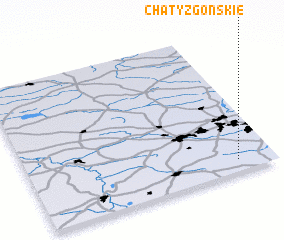 3d view of Chaty Zgońskie