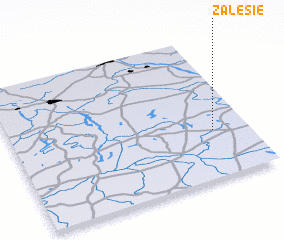 3d view of Zalesie