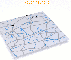 3d view of Kolonia Turowo