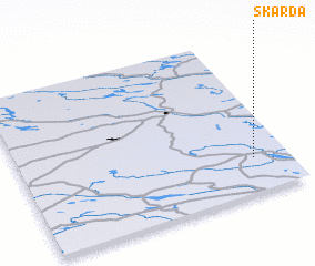 3d view of Skarda