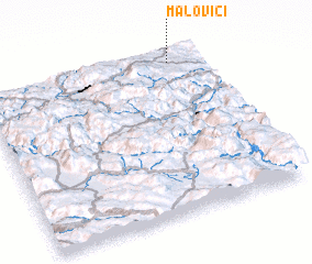 3d view of Malovići