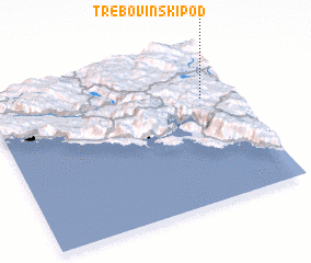 3d view of Trebovinski Pod