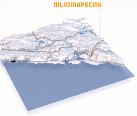 3d view of Milušina Pećina