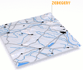 3d view of Zebegény