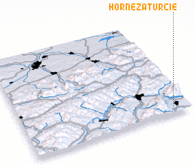 3d view of Horné Záturčie