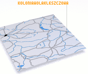 3d view of Kolonia Wola Kleszczowa