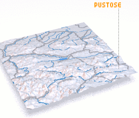 3d view of Pustoše