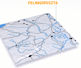 3d view of Felhágópuszta