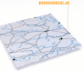 3d view of Borovo Naselje