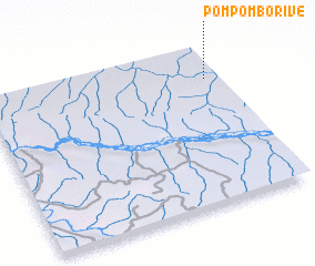 3d view of Pompombo-Rive