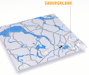 3d view of Saour Galbak