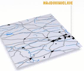 3d view of Hajduki Wielkie