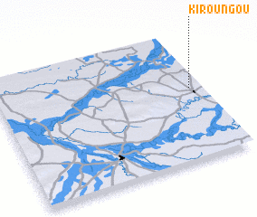 3d view of Kiroungou