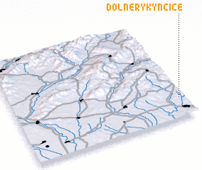 3d view of Dolné Rykynčice