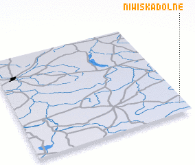 3d view of Niwiska Dolne