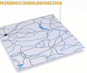 3d view of Przedmieście Uniejowska-Szosa