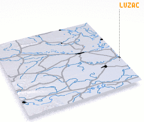 3d view of Lužac