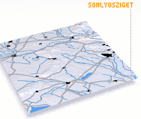 3d view of Somlyósziget