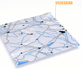 3d view of Visegrád