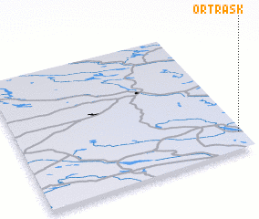 3d view of Örträsk