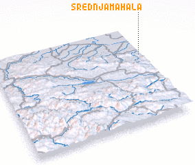 3d view of Srednja Mahala