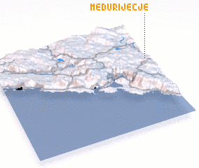 3d view of Međuriječje