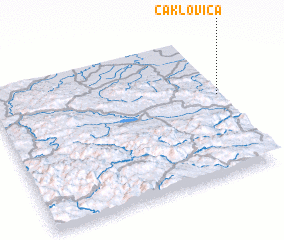 3d view of Čaklovica