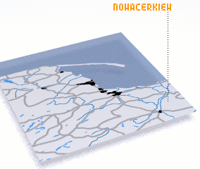 3d view of Nowa Cerkiew