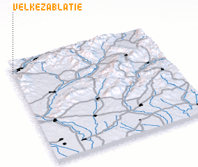 3d view of Veľké Záblatie