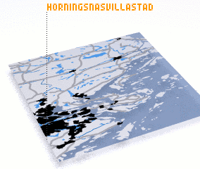 3d view of Hörningsnäs Villastad