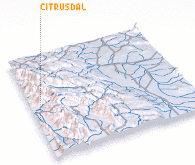 3d view of Citrusdal