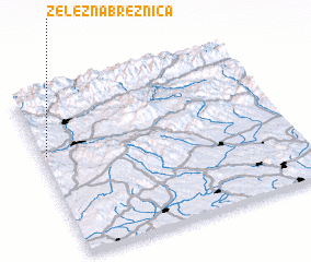 3d view of Železná Breznica