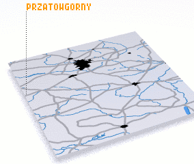 3d view of Przatów Górny