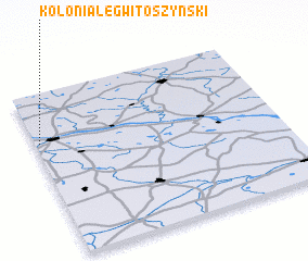 3d view of Kolonia Łęg Witoszynski