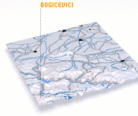 3d view of Bogićevići