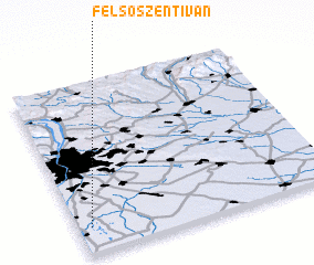 3d view of Felsőszentiván