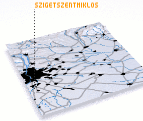 3d view of Szigetszentmiklós