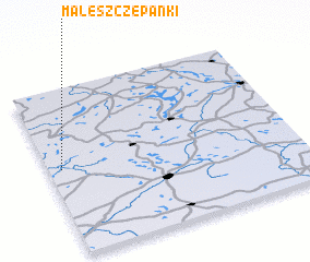 3d view of Małe Szczepanki