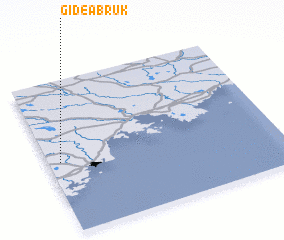 3d view of Gideåbruk