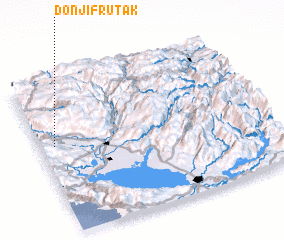 3d view of Donji Frutak