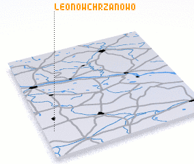 3d view of Leonów Chrzanowo